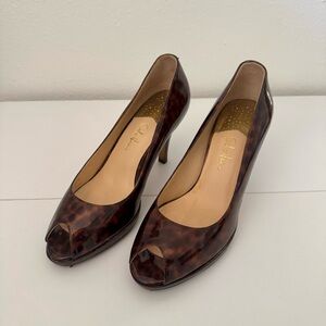 Cole Haan Brown Heels with Timeless Design